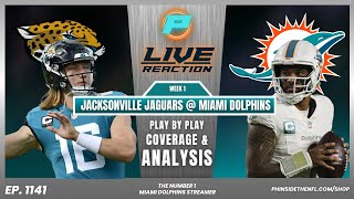 NFL LIVE STREAM  MIAMI DOLPHINS VS JACKSONVILLE JAGUARS  PLAY BY PLAY LIVE REACTION amp HIGHLIGHTS [upl. by Diane373]