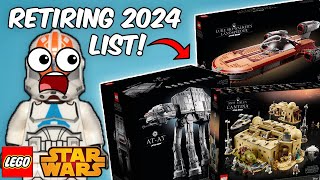 Every LEGO Star Wars Set Retiring in 2024 COMPLETE LIST [upl. by Acenom765]