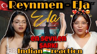 Indian🇮🇳 reactionReynmenElawait whathes so creativereynmen ela reaction turkishsong [upl. by Mathias726]