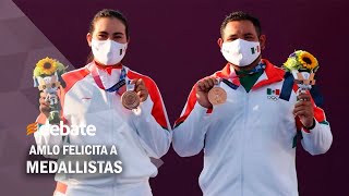 México recibe histórica medalla de bronce en tiro con arco  Juegos Olímpicos París 2024 [upl. by Zins883]