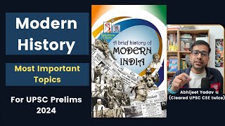 How to read Spectrum Modern History for UPSC Prelims 2024 [upl. by Argela]