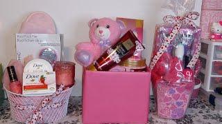 Valentines Day Gift Baskets Using Dollartree Items valentines valentinesday valentine gift [upl. by Lewes294]