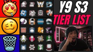 UPDATED TIER LIST Y9S3  RAINBOW SIX SIEGE [upl. by Mannos516]