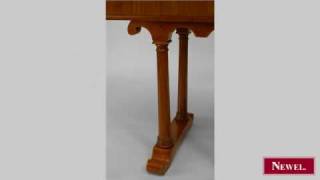 Antique Austrian Biedermeier cherrywood consoleflip top [upl. by Ahtreb]