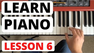 How To Play Piano for Beginners Lesson 6  A New Piece A New Scale And Rests [upl. by Filomena198]