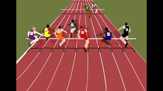 Athlétisme  des astuces en course de haies [upl. by Llirpa]