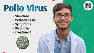 Poliomyelitis  Polio Virus  Virology  Microbiology bangla lecture [upl. by Anyalram]