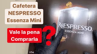 Cafetera NESPRESSO essenza mini Vale la pena comprarla [upl. by Ttezil37]