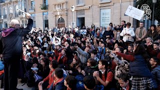 Festival de villancicos por las calles del centro histórico de Valencia [upl. by Zeke]