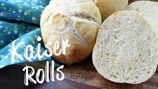 Kaiser Rolls  German Brotchen [upl. by Sileray]