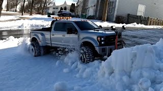 Cen Racing Ford F450 Boss DXT VPLOW Truck VL87 rc trending snow [upl. by Litman]