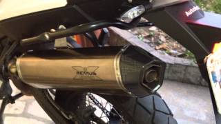 BMW F800 GS amp ESCAPAMENTO REMUS HEXACONE [upl. by Nelly]