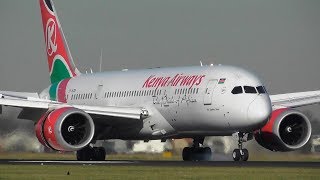 Plane Spotting at Amsterdam Schiphol Airport  Close up landings  Polderbaan [upl. by Allyson]