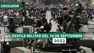 Desfile militar del 16 de septiembre 2023 COMPLETO [upl. by Garap]