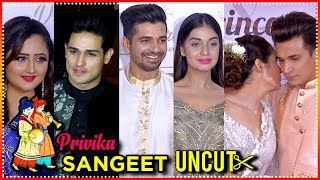 Prince Narula And Yuvika Chaudhary Full Sangeet Ceremony  privika Wedding Ceremony [upl. by Afnin]