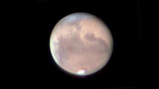 Mars Opposition 2020  A view from my telescope Meade LX65 8quot ACF SCT [upl. by Egnalos]