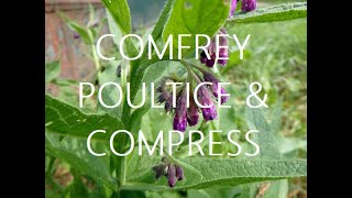 Comfrey Poultice amp Compress [upl. by Mohorva]