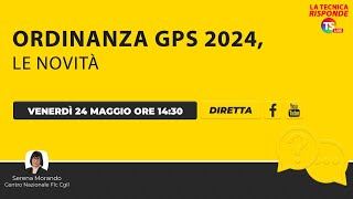 Gps 2024 tutte le novità dellordinanza [upl. by Meyers597]