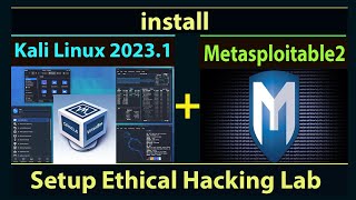 install Kali Linux 20241 amp Metasploitable2 on VirtualBox 7 Step By Step  Cyber Security Lab 2024 [upl. by Kenward]