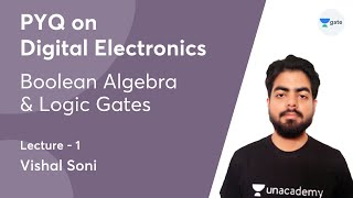 PYQ on Boolean Algebra amp Logic Gates  Lec 1  Digital Electronics  GATE 2022  Vishal Soni [upl. by Maura316]