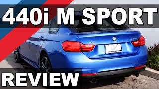 ESTORIL BLUE BMW 440i M PERFORMANCE II  EXHAUST  REVIEW  2017 [upl. by Maggio]