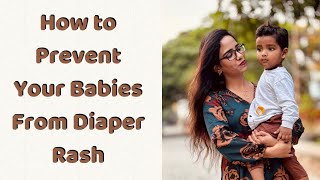 Solution For Diaper Rash  How to Prevent Babies From Diaper Rash  Anjali Prabhakaran [upl. by Yeh]