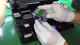 Troca do Chip do Bulk Ink para Epson  SULINK [upl. by Greenwald]