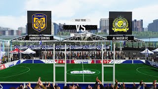 JIANGSU SUNING VS AL NASSR FC FIFA STREET FIFA VOLTA FC 24 [upl. by Nonnahsed]