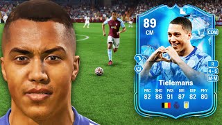 89 FANTASY FC YOURI TIELEMANS SBC PLAYER REVIEW  EA FC 24 ULTIMATE TEAM [upl. by Dedra690]