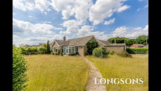 BUNGALOW TOUR UK Great potential For Sale £250000 Narborough Norfolk with Longsons estate agents [upl. by Callas600]