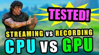 BEST SETTINGS  OBS  others  CPU vs GPU Video Encoding… [upl. by Iaoh]