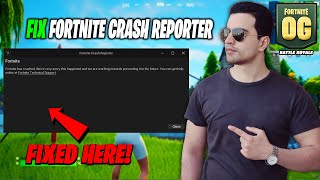 Fix Fortnite Season OG Crash Reporter  Fortnite Crash Reporter In 2023  Fix Fortnite Crash On Pc [upl. by Wilbur]