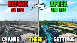 BEST PC Settings for Warzone 3 SEASON 5 Optimize FPS amp Visibility [upl. by Veta278]