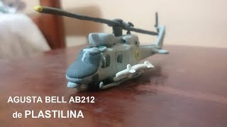 Agusta Bell AB 212 Helicóptero de PLASTILINA [upl. by Rosalia547]