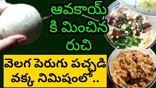 Velaga Kai pachadi వక్క నిమిషంలోవెలగ పెరుగు పచ్చడి [upl. by Airun]