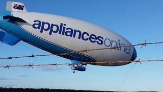 Legend Blimp Flyaround Manouvers June 2015 [upl. by Alhan]