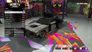 GTA V Bennys Custom Declasse Weaponized Tampa  Roadkill Twisted Metal Edition [upl. by Maples]