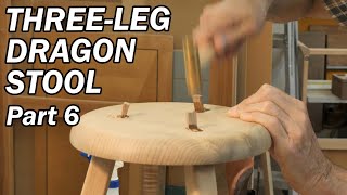 Build the Threelegged Dragon Stool Part 6 [upl. by Lemmuela306]