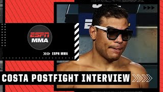 Paulo Costa disagrees with decision loss to Marvin Vettori  UFC Fight Night Post Show [upl. by Atsirtal]