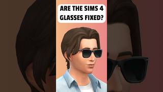 TEST Did the new Sims 4 update fixed the glasses issues 😎 [upl. by Kore]