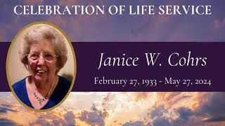 Janice Cohrs Celebration of Life [upl. by Noreht]