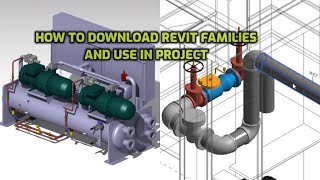 Revit MEP families download and use in Mechanical Project Revit families [upl. by Aicirtac]