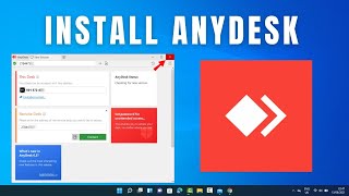 How to download and install Anydesk on Windows 10  11 2024 tutorial NEW VIDEO new new website [upl. by Weinman]