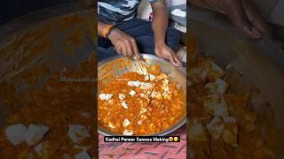 Kadhai Paneer Samosa Making😍😋 Indian Street Food [upl. by Beaner]