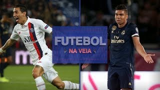 PSG atropela o Real Madrid na Champions  Futebol na Veia [upl. by Ulphia]