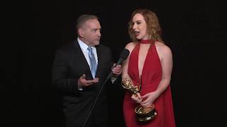 Camryn Grimes Interview  YampR  45th Annual Daytime Emmys  Supporting Actress Winner [upl. by Ynohtnaed224]