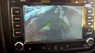 Rear View Camera and DVBT Skoda Fabia [upl. by Nylrem846]