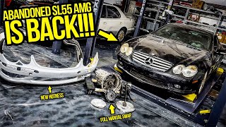 I ABANDONED My Mercedes SL55 AMG Project 2 Years AgoNOW ITS BACK  Garage Update Episode 2 [upl. by Eymaj]