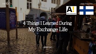 4 things I learned during my exchange lifeAalto Finland [upl. by Ramos]