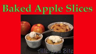 Baked Apple Slices [upl. by Ardnod]